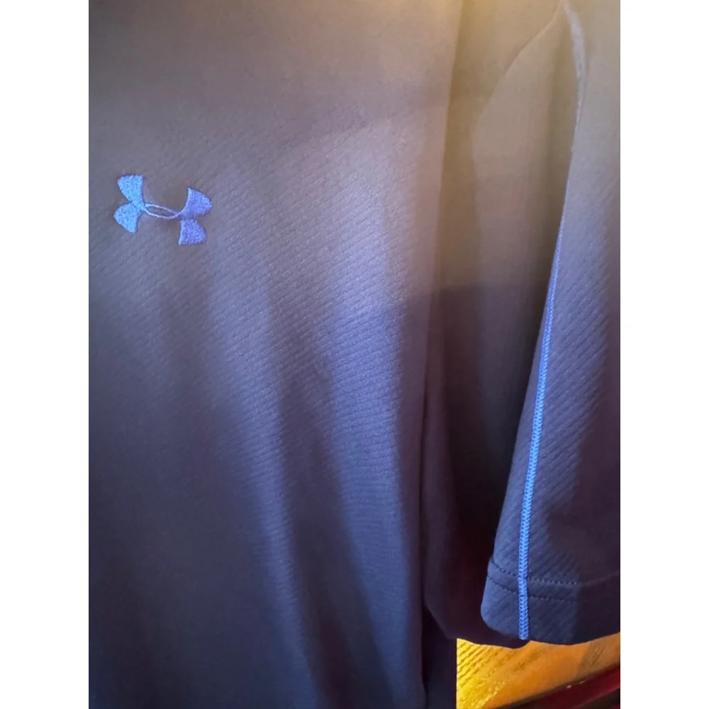 Under Armour Men’s Dark Blue HeatGear Polo Shirt - Loose Fit, XL‎
